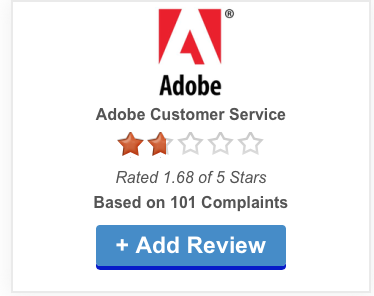 Adobe customer care chat
